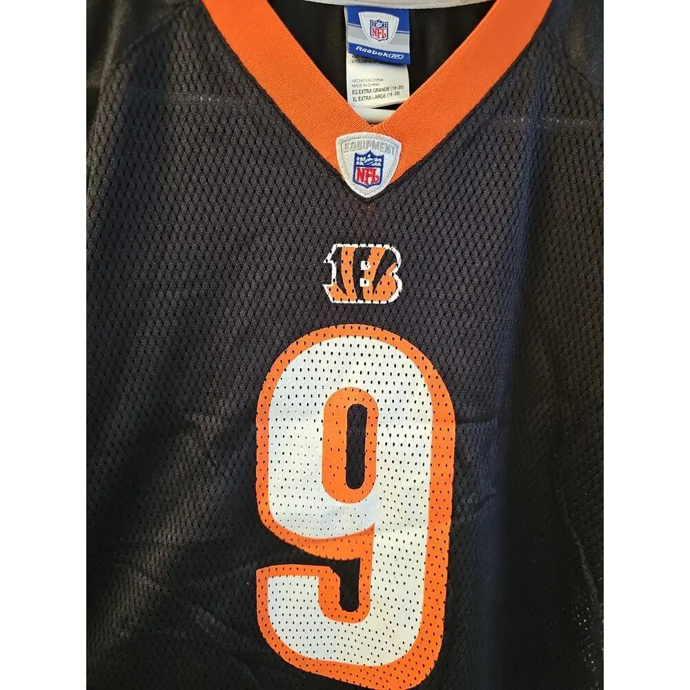 Cincinnati Bengals Carson Palmer #9 NFL Reebok YOUTH Jersey XL 18-20 NWT